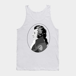 mozart portrait Tank Top